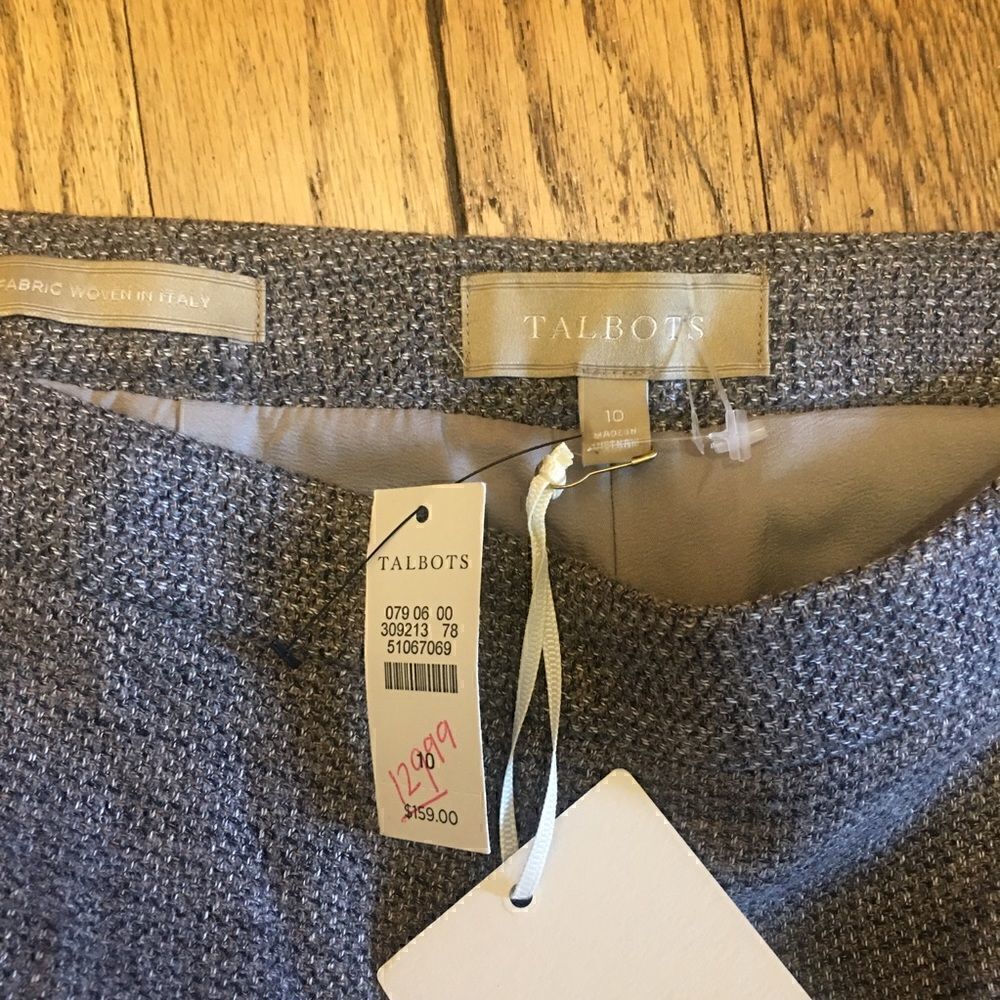 Talbots Tweed Pants 50% wool - Picture 7 of 8